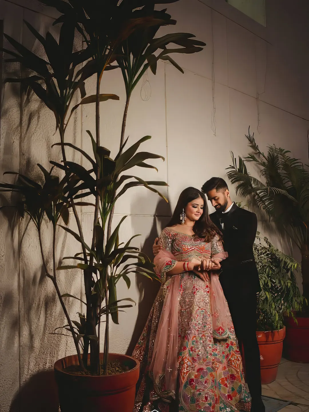 Bride getting ready candid shot Farrukhabad