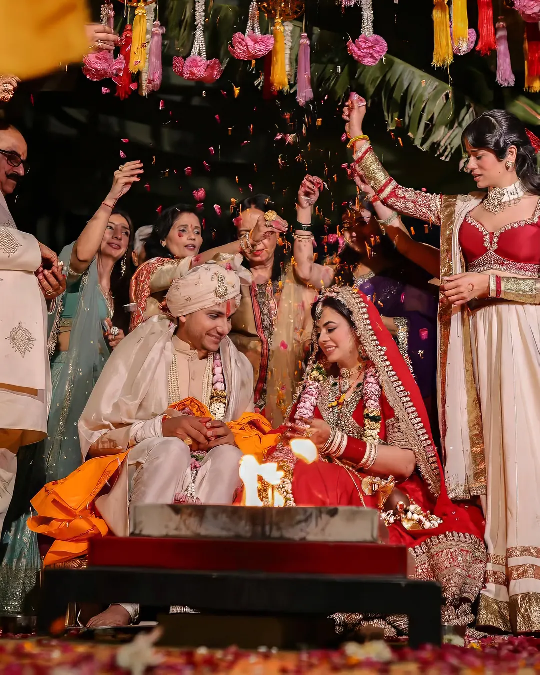 Premium wedding album cover photograph